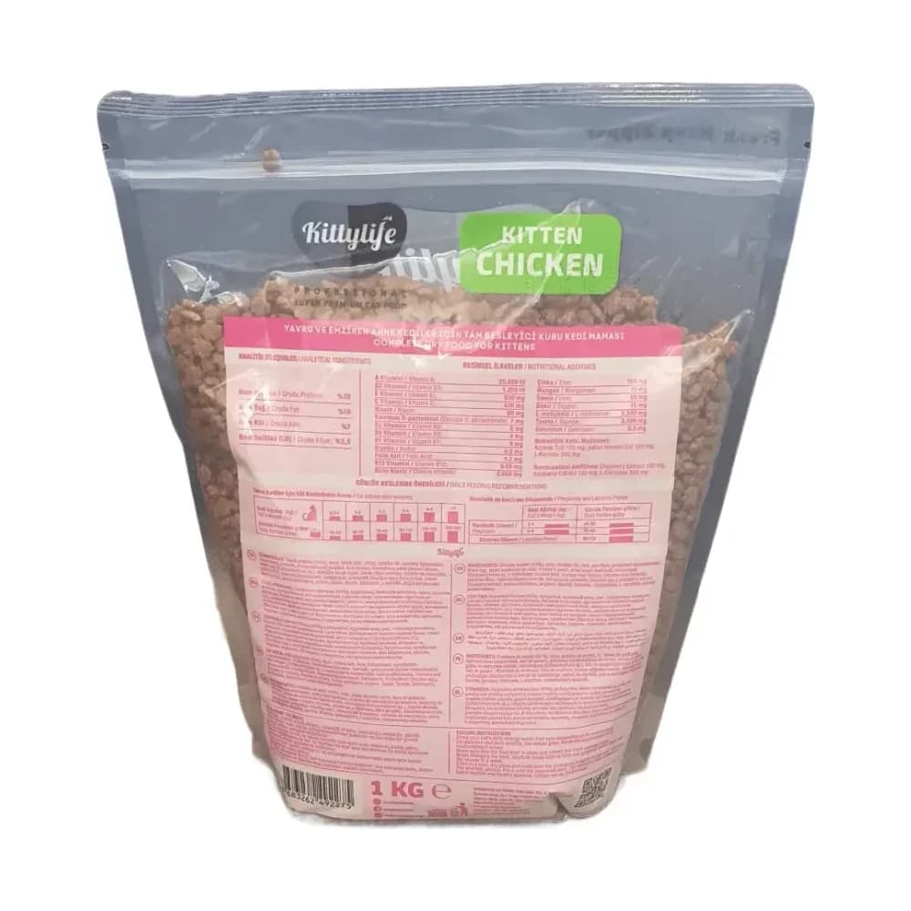 Kittylife Kitten Chicken Yavru Kedi Maması 1 kg - küçük görsel 2