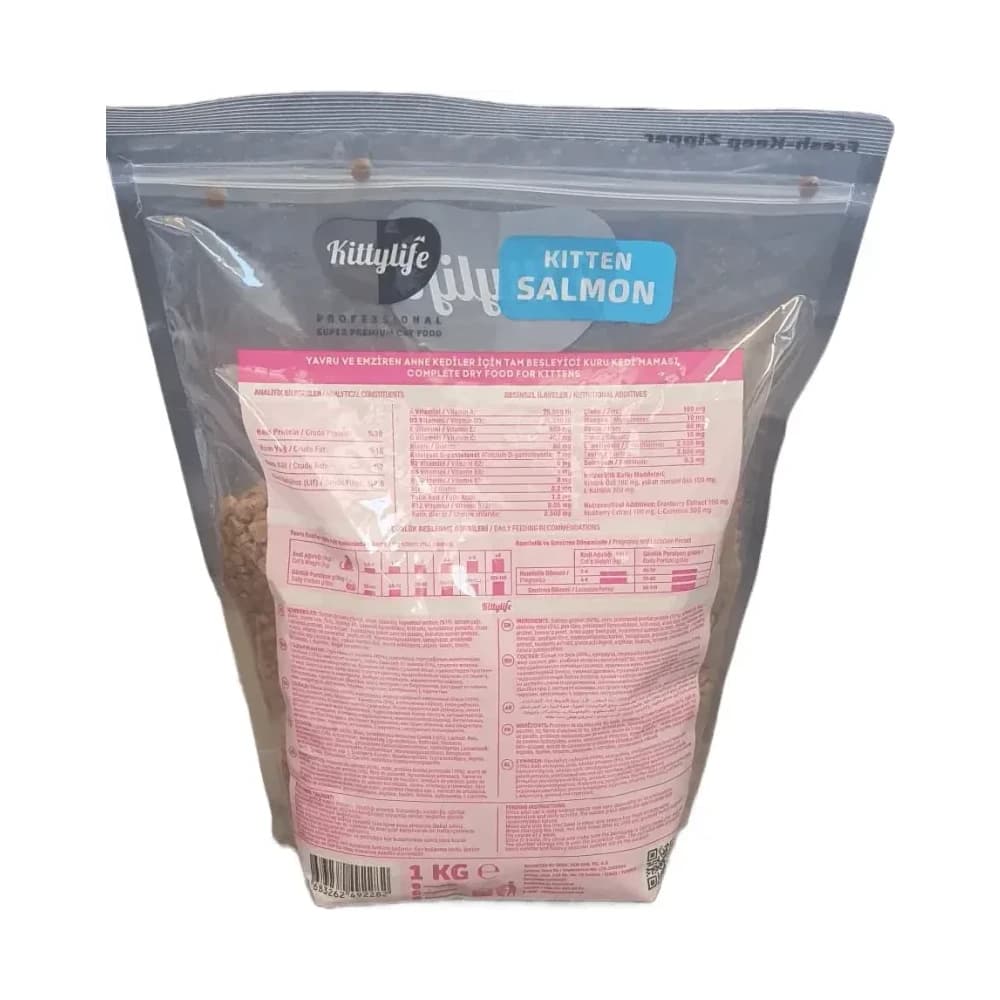 Kittylife Kitten Salmon Yavru Kedi Maması 1 kg - küçük görsel 3