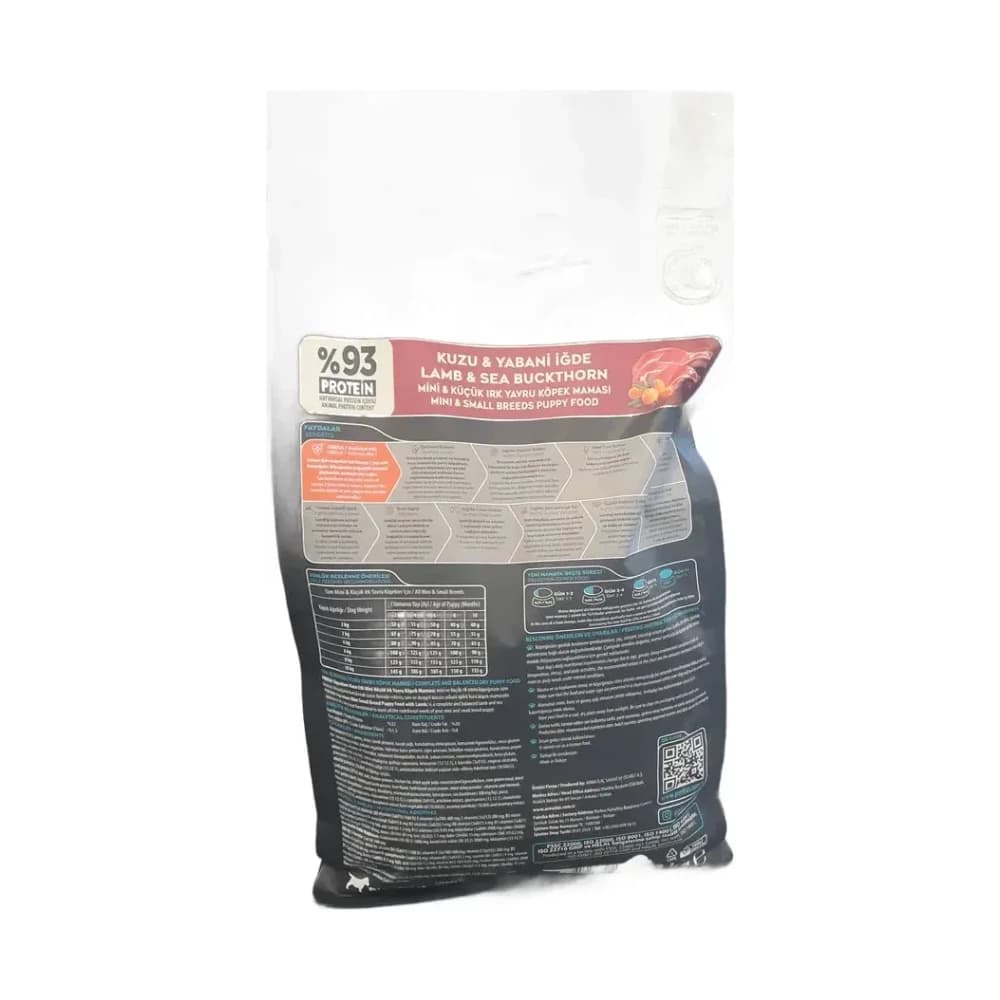 Peritas Signature Kuzu & Yabani İğde Mini & Küçük Irk Yavru Köpek Maması 3 kg - küçük görsel 2