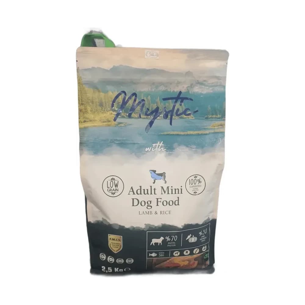 Mystic Kuzu Etli ve Pirinçli Mini Irk Yetişkin Köpek Maması 2,5 kg - küçük görsel 2