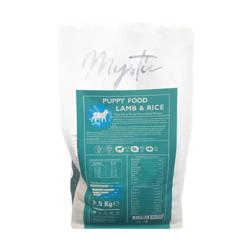 Mystic Kuzu Etli ve Pirinçli Yavru Köpek Maması 2,5 kg - küçük görsel 2