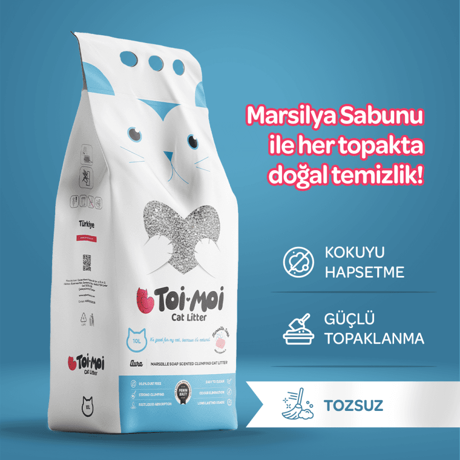 Toi Moi Marsilya Sabunu Kokulu Kedi Kumu