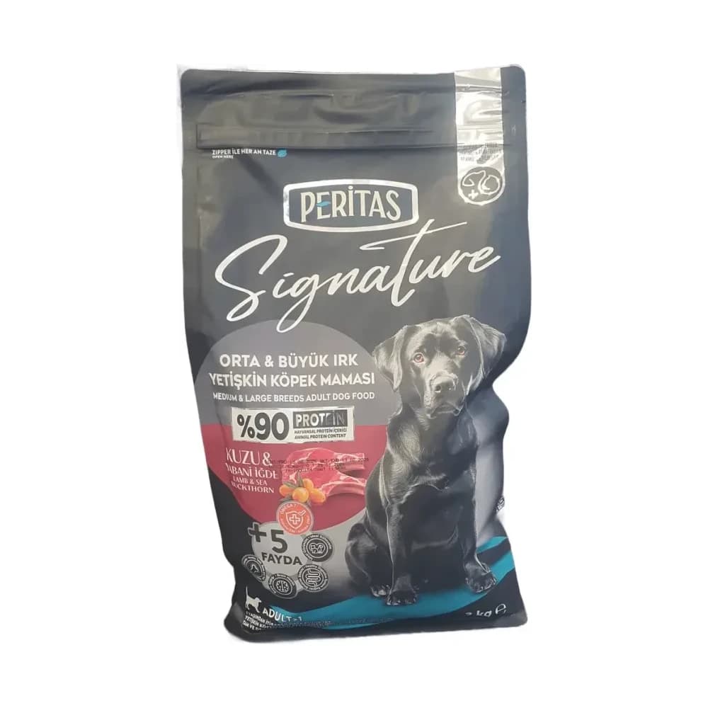 Peritas Signature Kuzu & Yabani İğde Orta & Büyük Irk Yetişkin Köpek Maması 3 kg