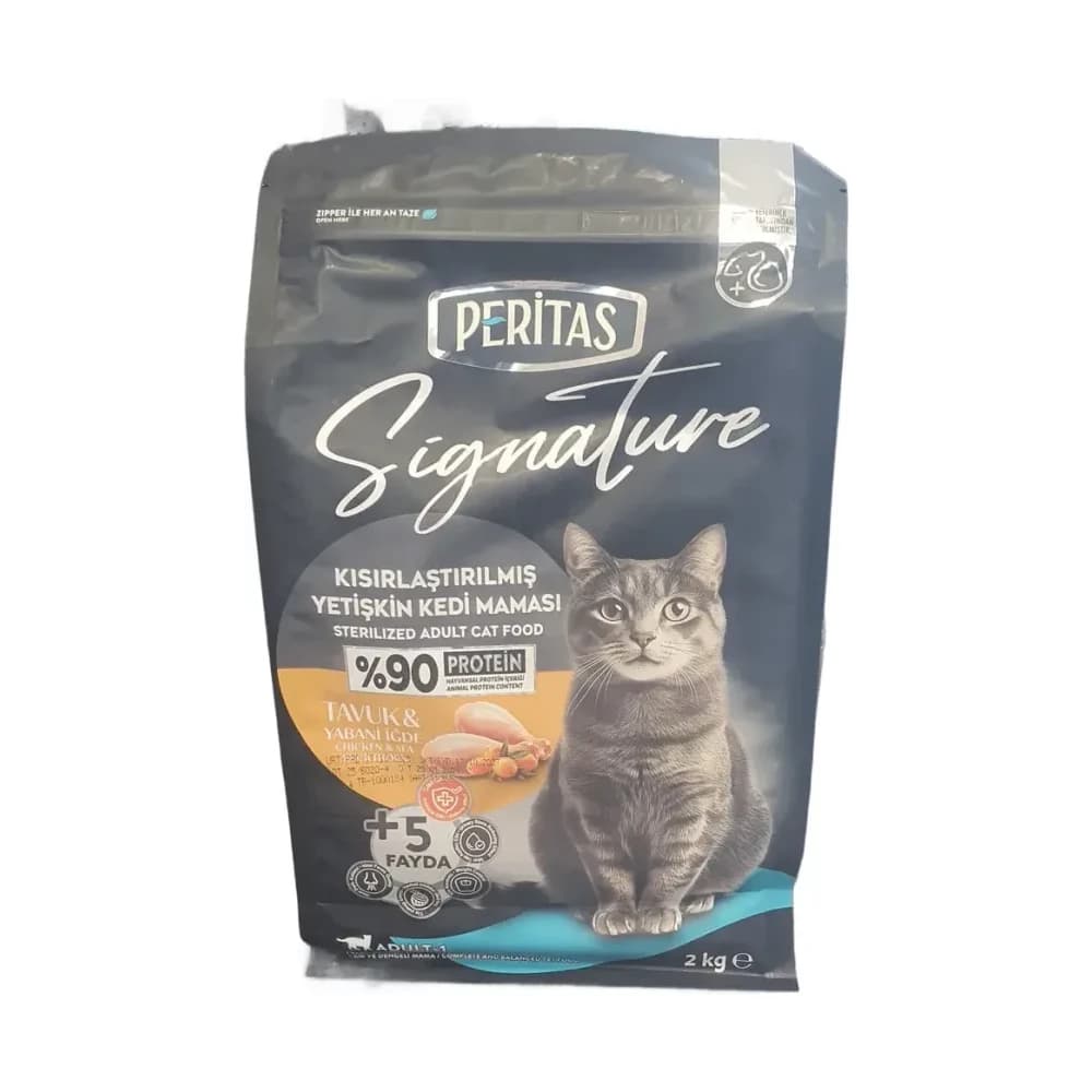 Peritas Signature Tavuk & Yabani İğde Kısırlaştırılmış Kedi Maması 2 kg