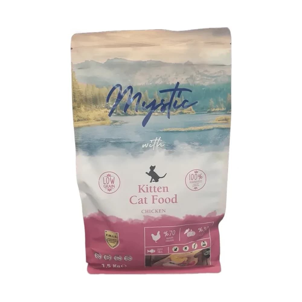 Mystic Tavuklu Yavru Kedi Maması 1,5 kg